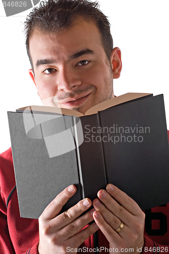 Image of Man Reading a Book