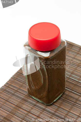 Image of Instant coffee in glass bank-fragrant