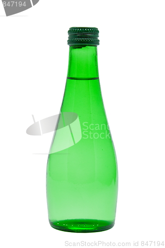 Image of Bottle of water isolated on the white