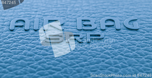 Image of Airbag label