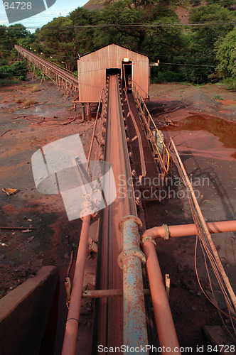 Image of Ore conveyerbelt