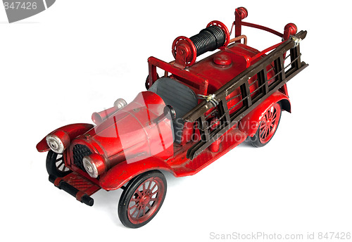 Image of Antique Toy Fire Engine