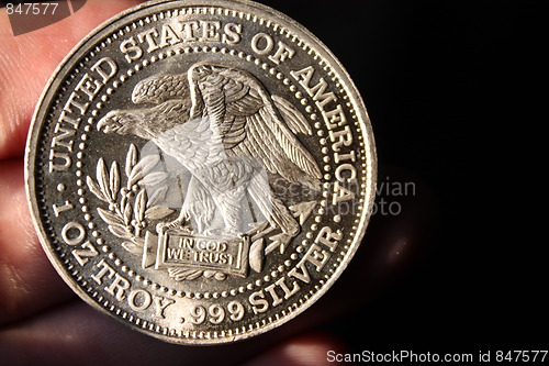 Image of American silver bullion coin.