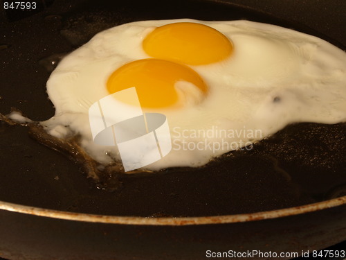 Image of Eggs for breakfast.