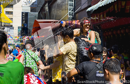 Image of thai new year festival