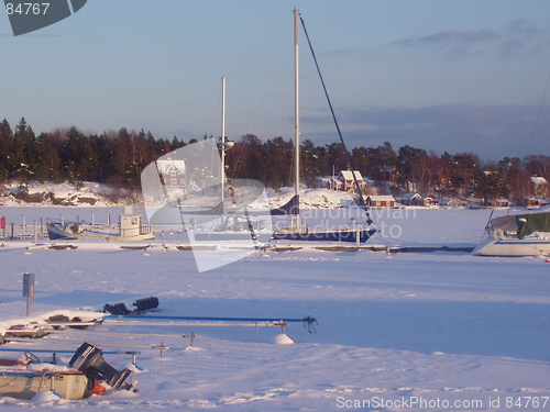 Image of Frozen harbour