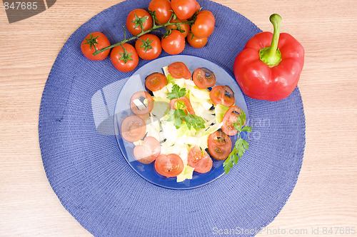 Image of preparing salad