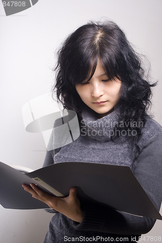 Image of Businesswoman working