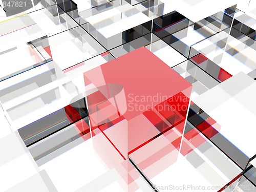 Image of Red cube