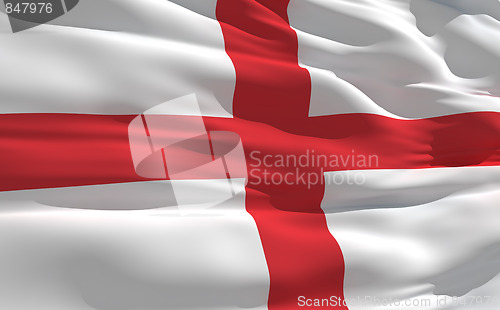 Image of Waving flag of England