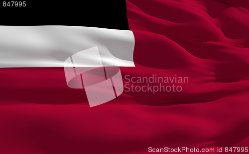 Image of Waving flag of Georgia