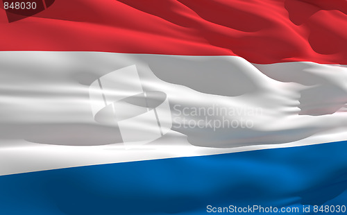 Image of Waving flag of Netherlands