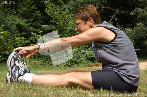 Image of Stretching Woman