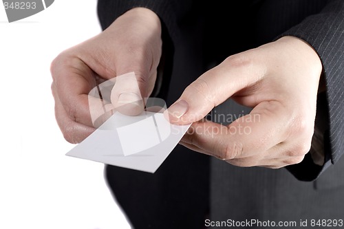 Image of Business card the Chinese way