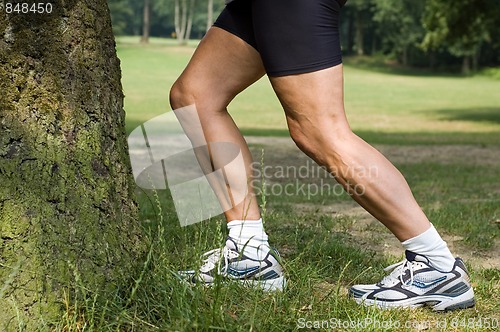 Image of Stretching legs