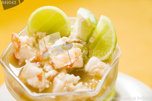 Image of lobster ceviche central american style nicaragua