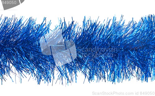 Image of Blue tinsel