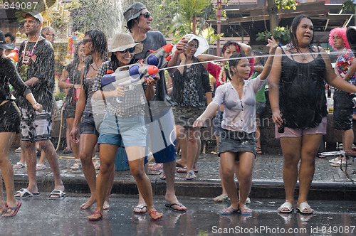 Image of thai new year festival