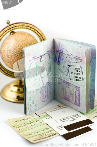 Image of Visa stamps