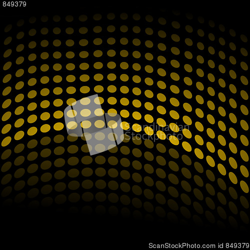 Image of Yellow Halftone Wave