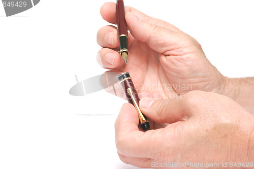 Image of close the pen