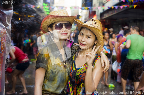 Image of thai new year festival