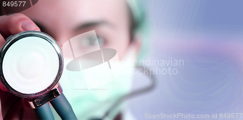 Image of Doctor with stethoscope