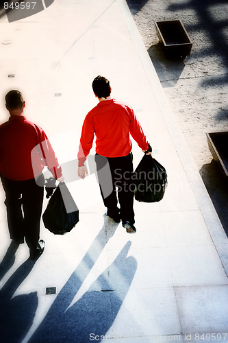Image of Taking out the garbage