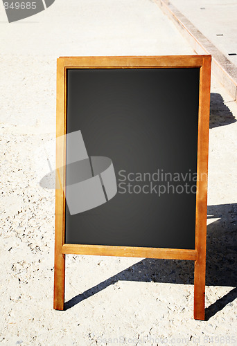 Image of Restaurant menu chalkboard 