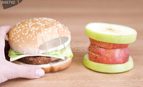 Image of burger choice