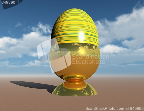 Image of Easter Egg And Sky