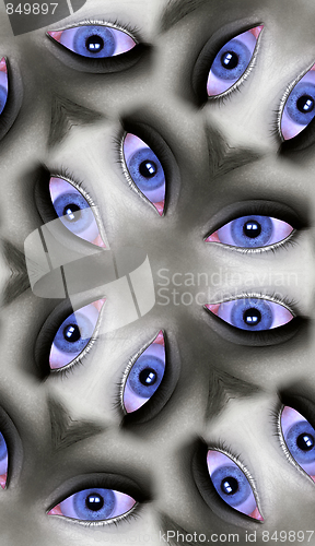 Image of Blue Eyes Pattern