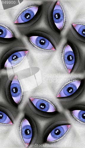 Image of Blue Eyes Pattern