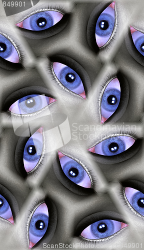 Image of Blue Eyes Pattern