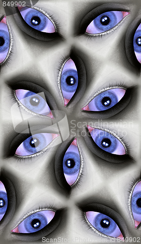 Image of Blue Eyes Pattern