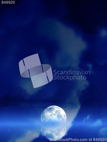 Image of Moon Reflection
