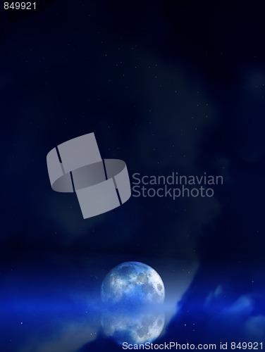 Image of Moon Reflection