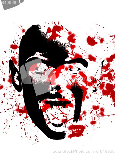 Image of Bloody Vampire Face