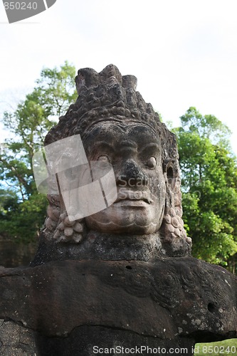 Image of Khmer statue at Angkor