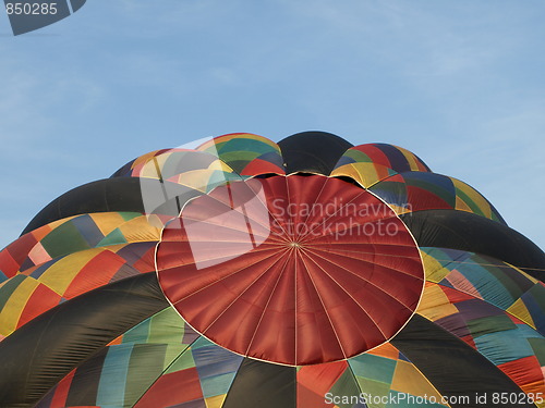 Image of Hot air balloons.