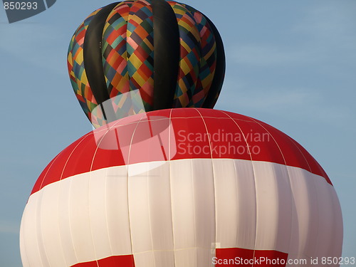 Image of Hot air balloons.