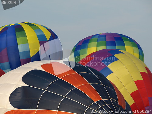 Image of Hot air balloons.