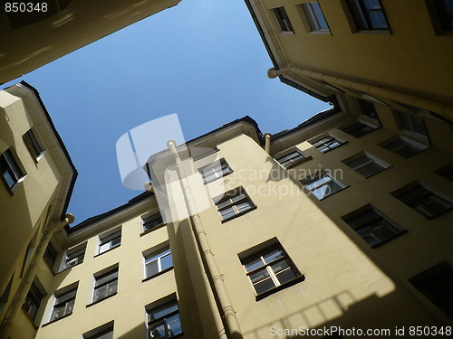 Image of Russia. Saint Petersburg. Nevsky Prospekt. Courtyard  