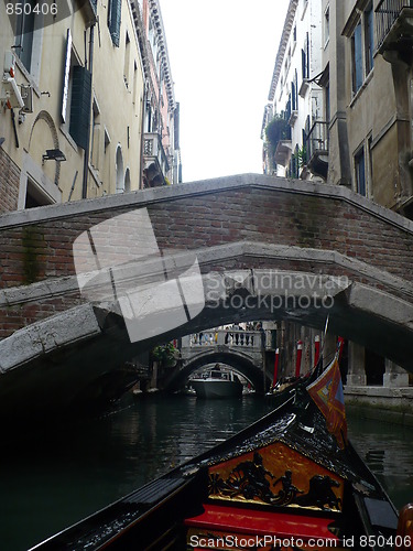 Image of Italy. Venice. Bridges on the Venetian channels  