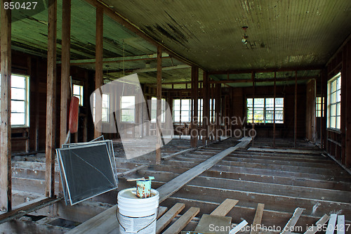 Image of gutted house