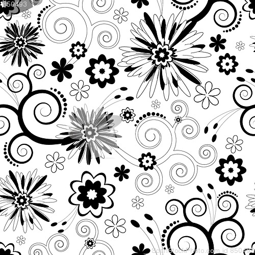 Image of  Seamless floral pattern