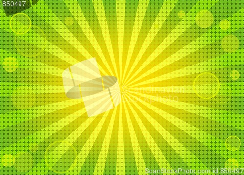 Image of  Abstract bright green card