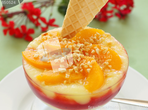 Image of Peach Raspberry Custard