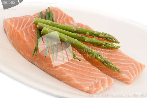 Image of salmon and asparagus