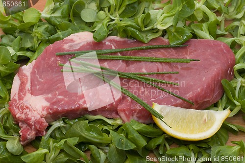 Image of beef and salad